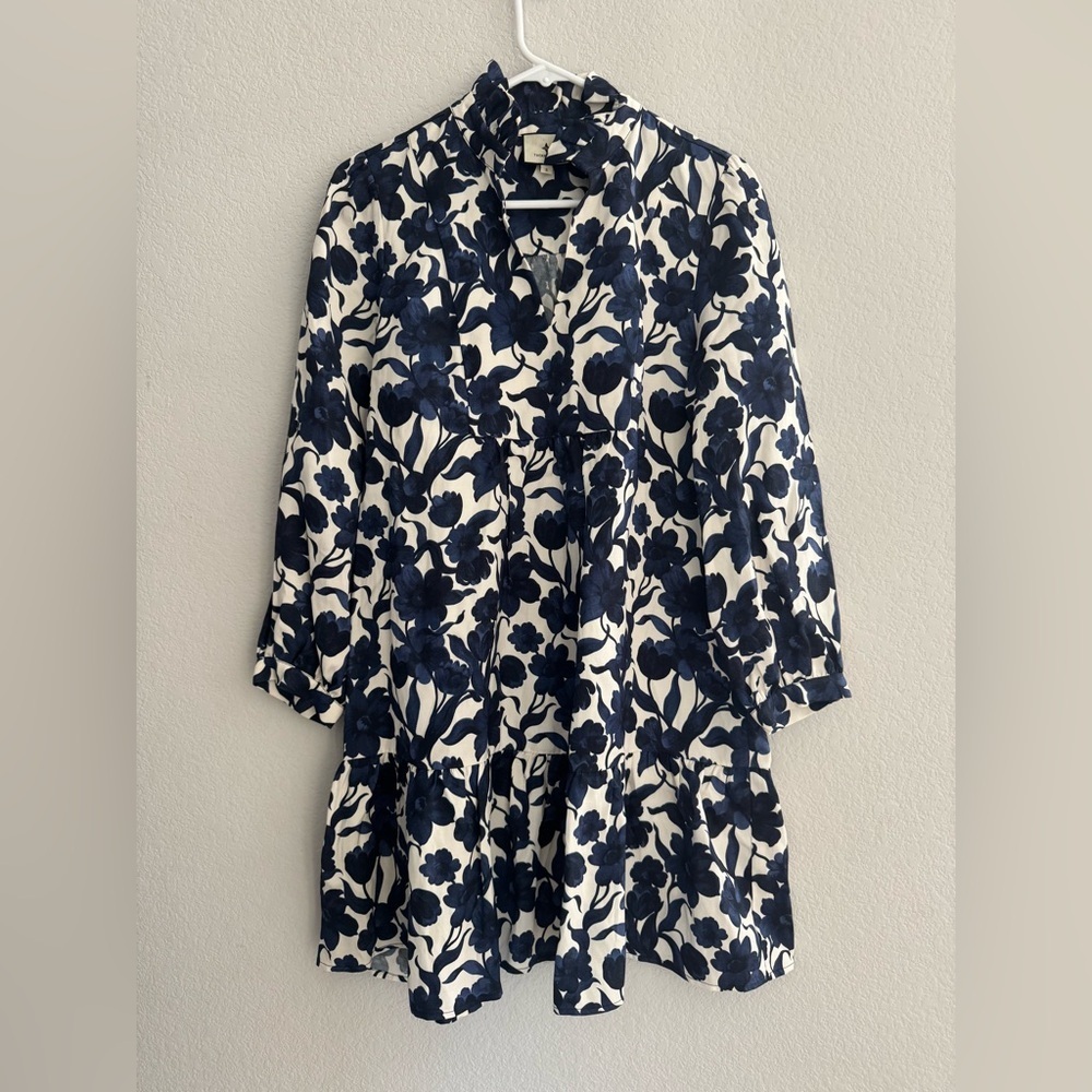 NWT TUCKERNUCK Blue Poppy Palmerston Dress pockets size S - Picture 5 of 9